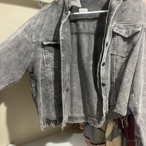Corduroy Gray Jacket